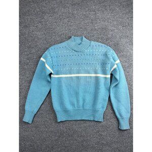 Vintage Nils Sweater Womens Medium Pullover Made USA Ski 80s